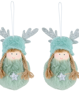 7071 ANGEL HANGER SALVIA S/4